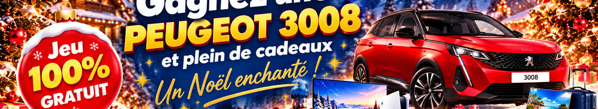 Gagnez une Peugeot 3008 avec LeBonNumero