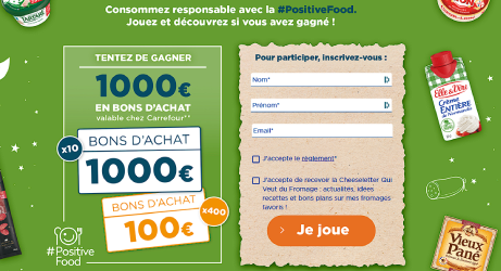 Concours Qui veut du fromage