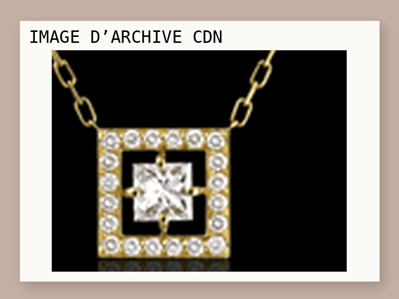 Un magnifique pendentif Ava Boucheron, diamant rond sur or gris, de 0,75 carat d'une valeur de 11400 € gagné avec Le Figaro.