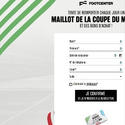 Tentez votre chance pour gagner : 30 maillots officiels Coupe du Monde 2026 des bons d’achat de 15€