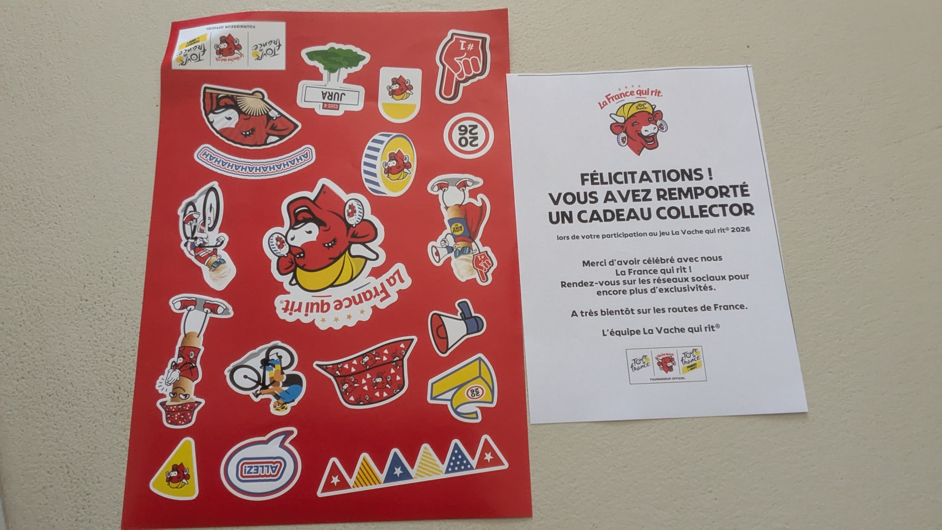 1 planche de stikers